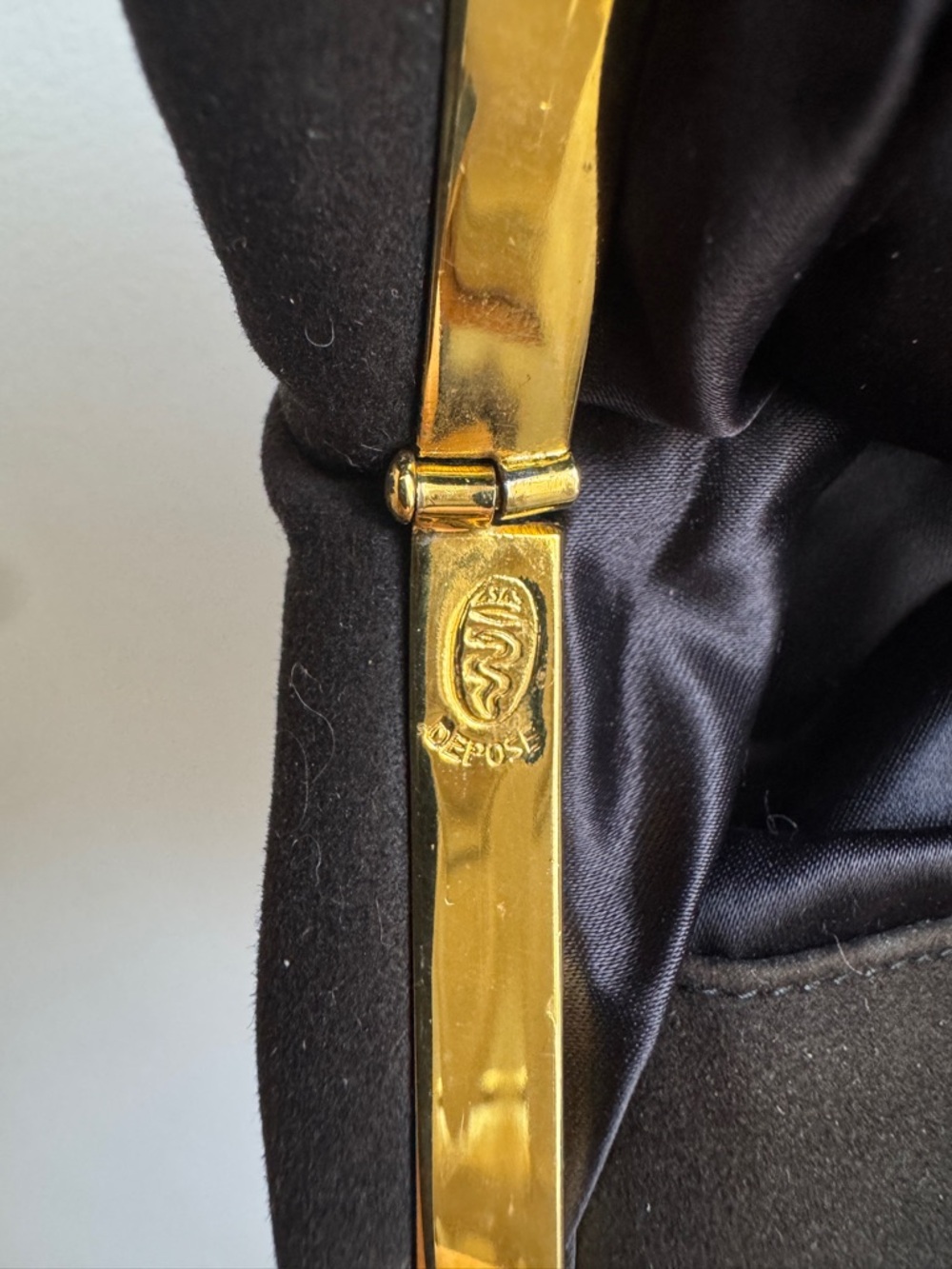 FENDI VTG Black Fabric Clutch - Picture 8 of 10